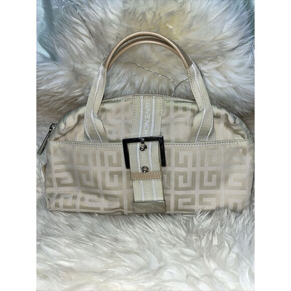Givenchy Ivory Nylon Hand Bag / Tote / Purse‎ - Picture 1 of 14